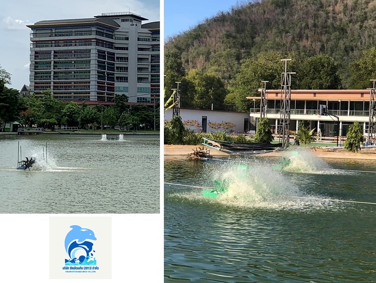 กังหันน้ำเติมออกซิเจน บำบัดน้ำเสีย โรงงานอุตสาหกรรม